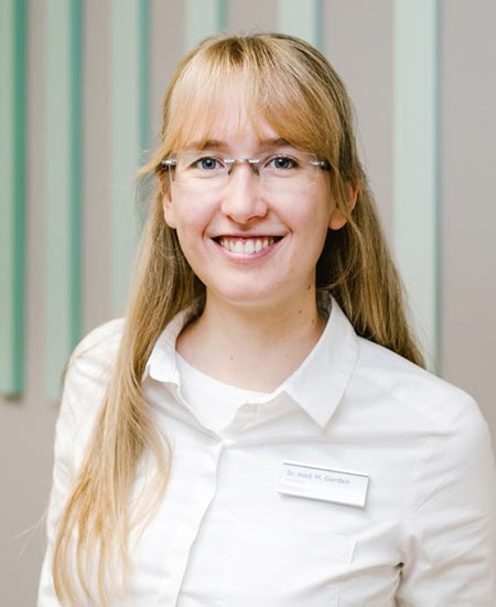 Dr. med. Mirjam Gierden, Assistenzärztin für Radiologie in der Radiologie Heinrichsallee