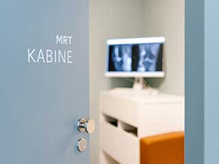 MRT-Kabine der Radiologie Aachen Praxisimpression